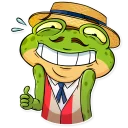 Sticker 👍 Mr. Ribbit