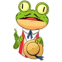 Sticker ☝ Mr. Ribbit