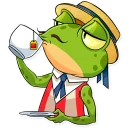 Sticker ☕ Mr. Ribbit