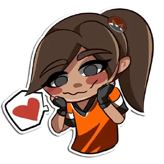 Sticker 😍 Isabella the Monero Girl