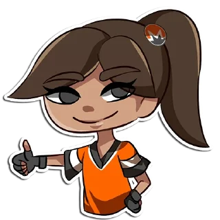 Sticker 👍 Isabella the Monero Girl