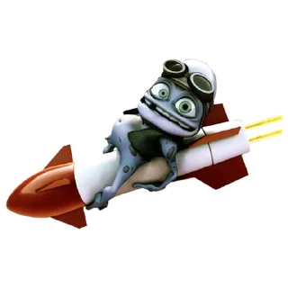 Sticker 🚀 Crazy Frog