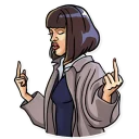 Sticker 🖕 Pulp Fiction