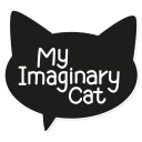 Sticker 😀 My Imaginary Cat