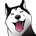 Sticker 😄 Husky memes