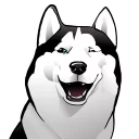 Video sticker 😏 Husky memes