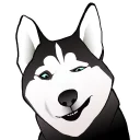 Sticker 🤔 Husky memes