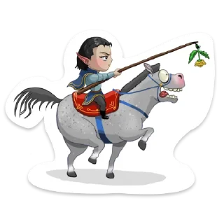 Sticker 🏇 Эльфы