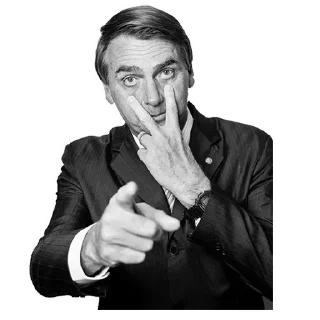 Sticker 😁 Bolsonaro e Olavo