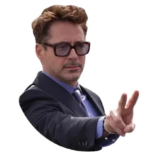 Sticker ✌ Robert Downey Jr. @S1ick3r