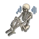 Video sticker 😕 Skeleton Bob / By OsmerOmar