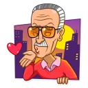 Sticker 😘 Stan Lee