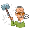 Sticker 😌 Stan Lee