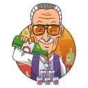 Sticker 😉 Stan Lee