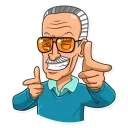 Sticker 😁 Stan Lee