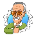 Sticker 👍 Stan Lee