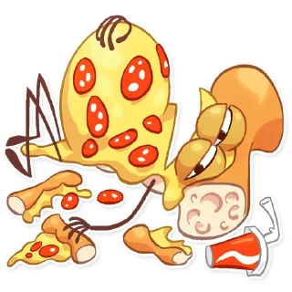 Sticker 🍕 Pizza Dude