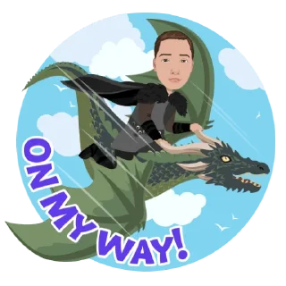 Video sticker 🏃 Game Of Thrones by Mirror AI