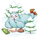 Video sticker 💌 Cute Yeti