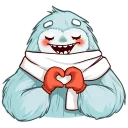 Sticker ❤ Cute Yeti