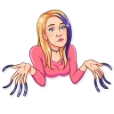 Sticker 🤷‍♀️ Jenna Marbles