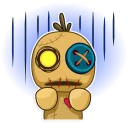 Sticker 😱 Voodoo Doll Chumbo