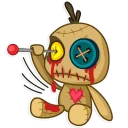 Sticker 😣 Voodoo Doll Chumbo