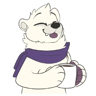 Video sticker ☕️ PolarBears by pulexart.com