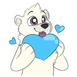 Video sticker 💙 PolarBears by pulexart.com