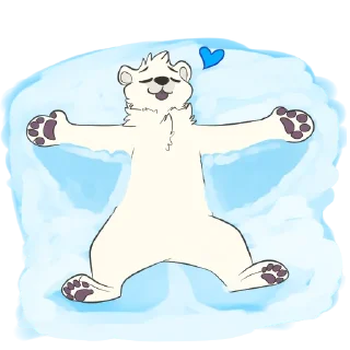 Sticker ☃️ PolarBears by pulexart.com