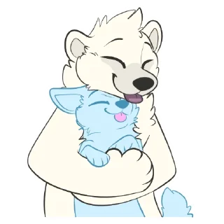 Video sticker 🤗 PolarBears by pulexart.com