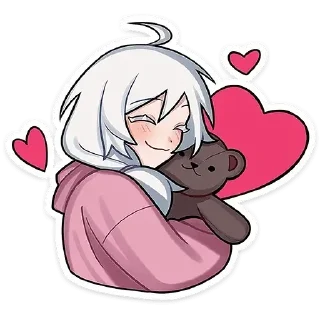 Sticker ❤ Оля без надписей @stickers_vk