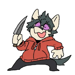 Video sticker 🔪 Toto the yeen