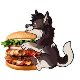 Sticker 🍔 M0M0WOlf