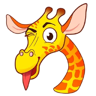 Sticker 😜 Giraffe_Shtogren