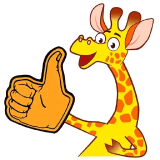 Sticker 👍 Giraffe_Shtogren