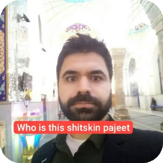 Video sticker 💇 Pajeet Hemin shitskin kurd @Hemin_Rostami