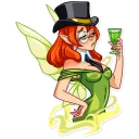 Sticker 🎩 Green Fairy