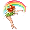 Sticker 🌈 Green Fairy