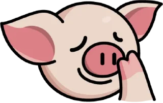 Sticker 😌 LIHKG Pig