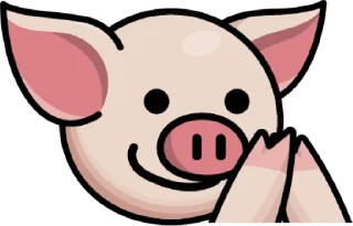 Sticker 🤭 LIHKG Pig