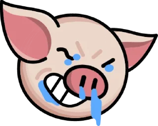 Sticker 😭 LIHKG Pig