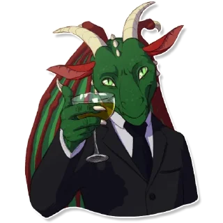 Sticker 🥂 Paul the dragon