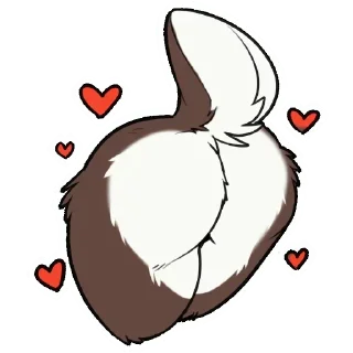 Sticker ❤ FurryButts