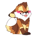 Sticker ☺️ Mocha Fox