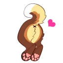 Sticker 😚 Mocha Fox