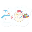 Video sticker ⛄ Cute Sheep