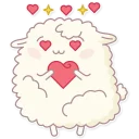 Sticker ❤ Cute Sheep