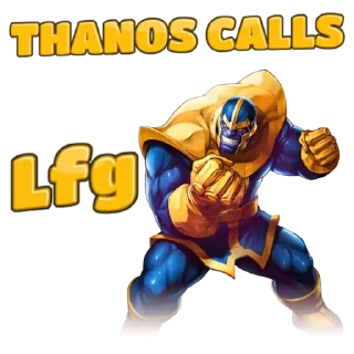 Video sticker 👊 Thanos Calls @Thanos_calls11