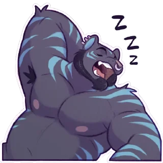 Sticker 😴 Kyle The Tiger